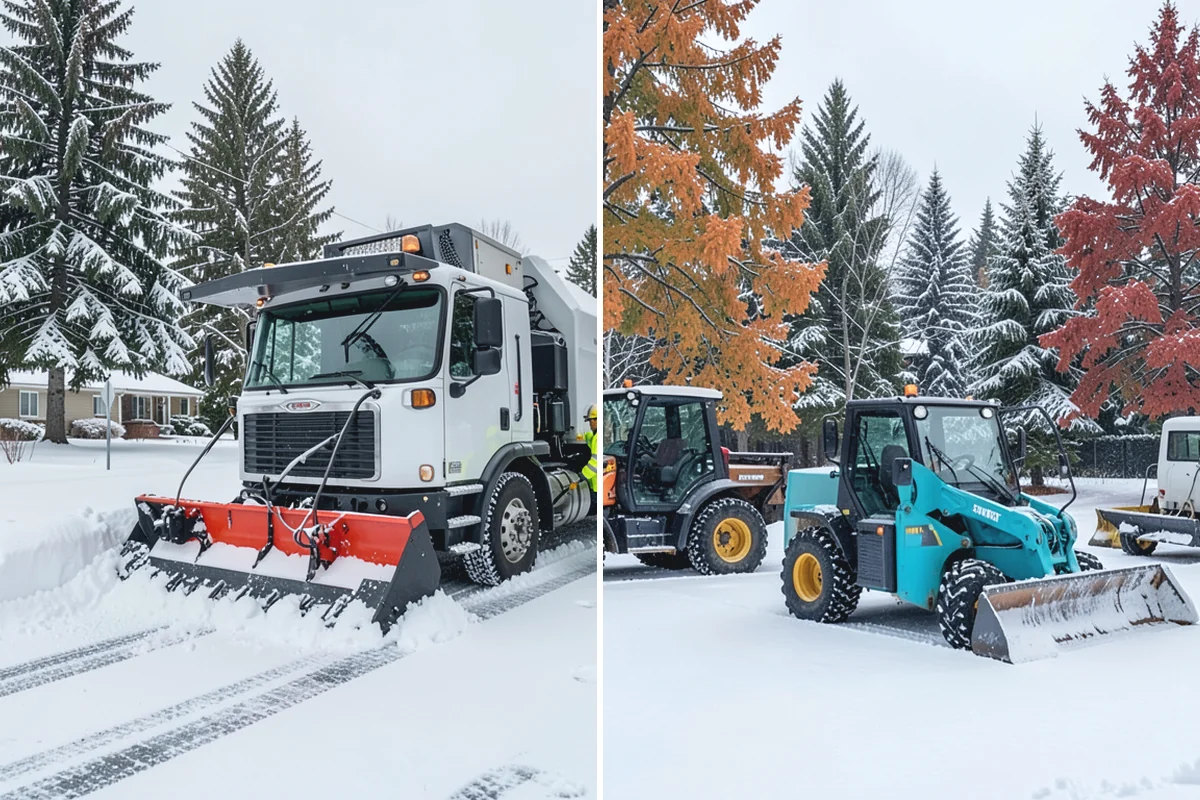 Single-Car Driveway Snow Removal in South Prairie, Pierce County, WA - We clear the driveway to the pavement