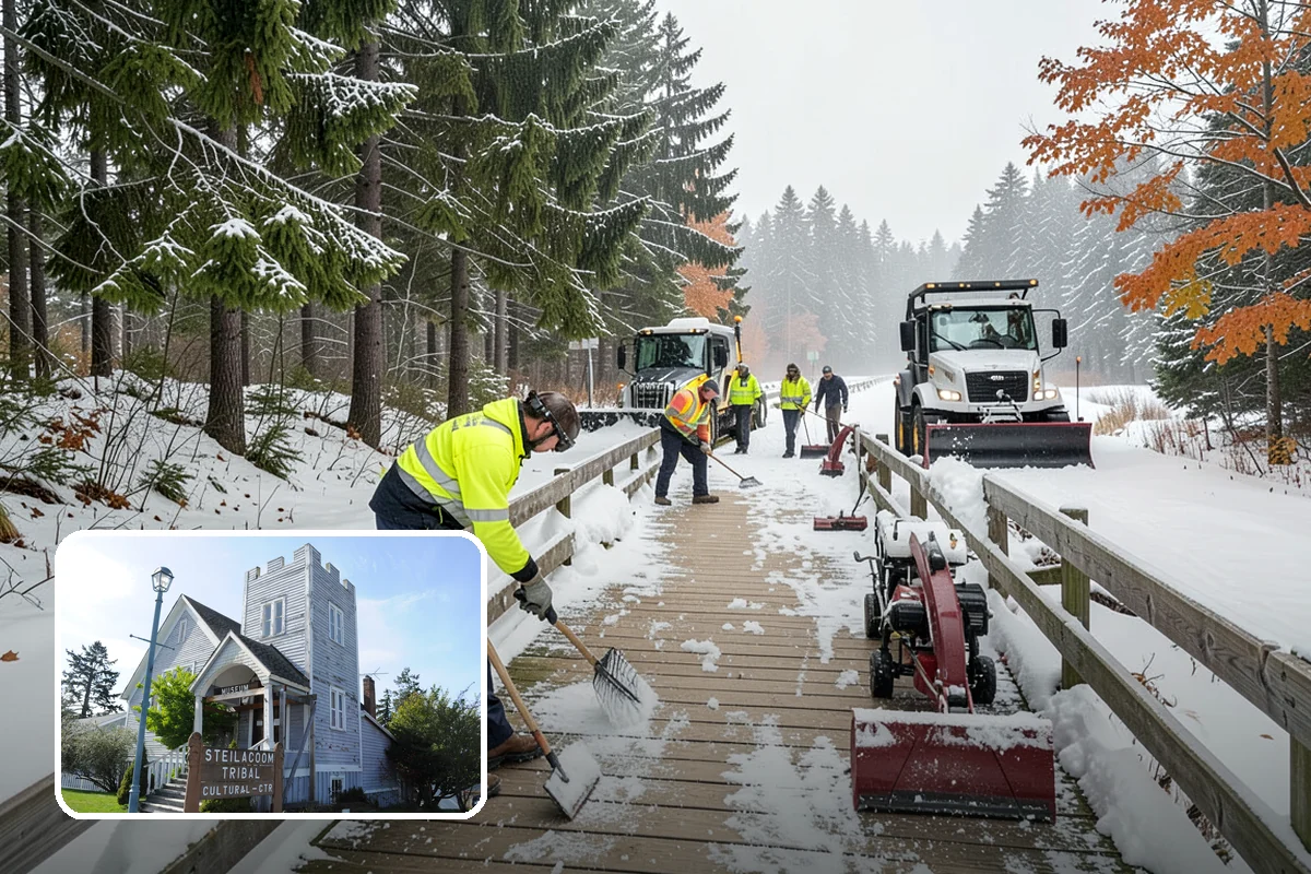 Single-Car Driveway Snow Removal in Steilacoom, Pierce County, WA - Fast clearing for compact driveways