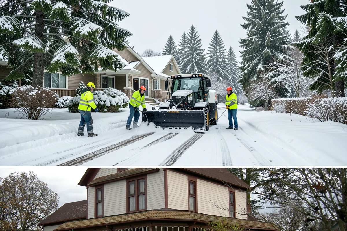 Single-Car Driveway Snow Removal in Sumner, Pierce County, WA - Single-car driveway service is in highest demand during lowland snow events from December to February.