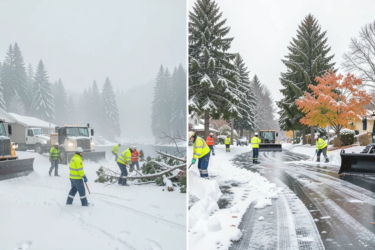 Single-Car Driveway Snow Removal in Tukwila, King County, WA - We clear the driveway to the pavement