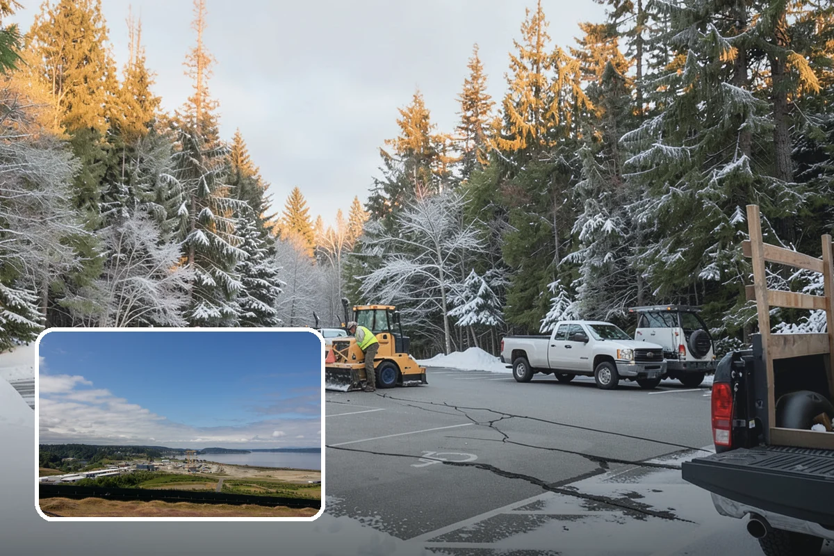 Single-Car Driveway Snow Removal in University Place, Pierce County, WA - Fast clearing for compact driveways