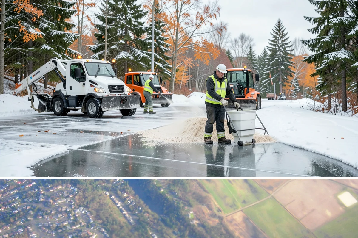 Skid Steer Snow Removal in Algona, King County, WA - Skid steer service is heaviest during commercial snow events from December to February.