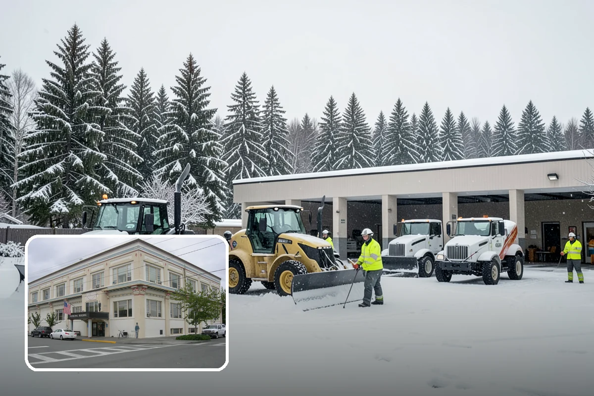 Skid Steer Snow Removal in Anacortes, Skagit County, WA - High-capacity clearing of commercial lots