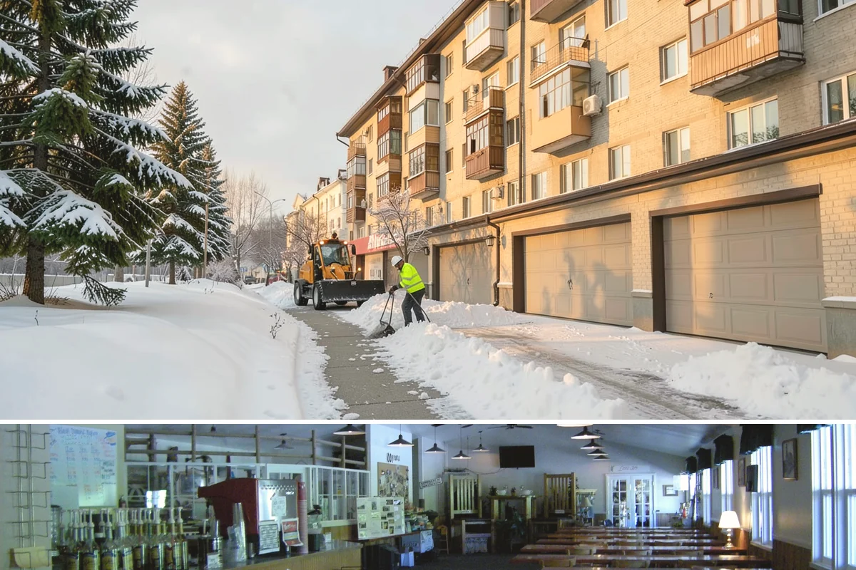 Skid Steer Snow Removal in Black Diamond, King County, WA - Skid steer service is heaviest during commercial snow events from December to February.