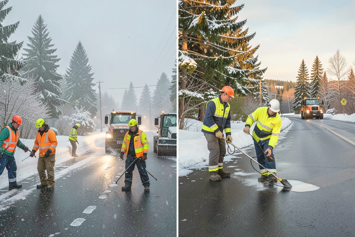 Skid Steer Snow Removal in Bothell, King County, WA - Plan clearing routes and pile locations