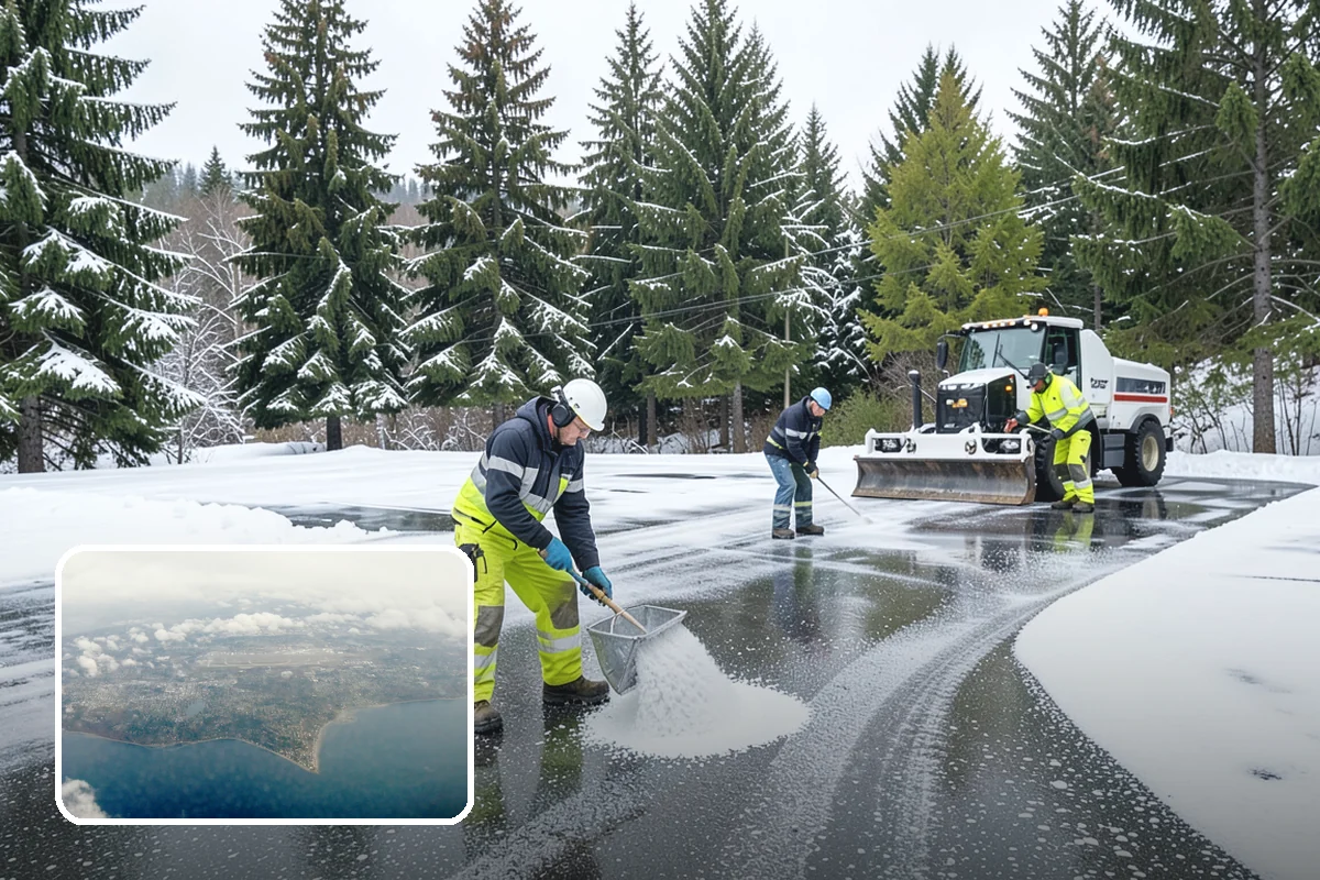Skid Steer Snow Removal in Burien, King County, WA - High-capacity clearing of commercial lots