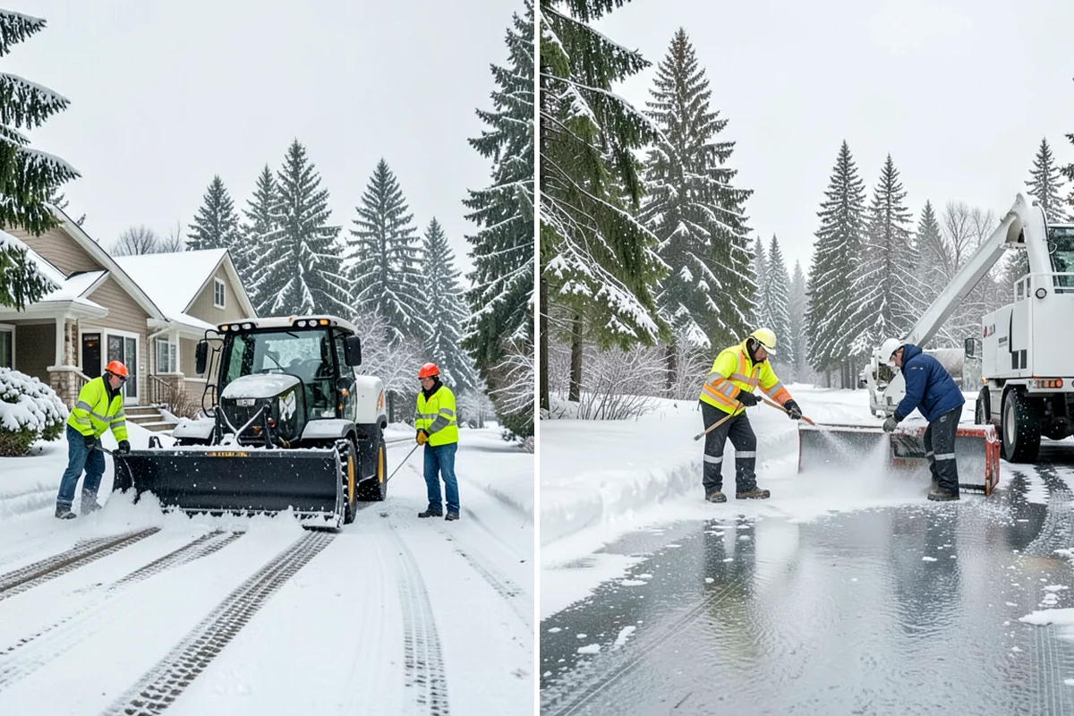 Skid Steer Snow Removal in Concrete, Skagit County, WA - Plan clearing routes and pile locations