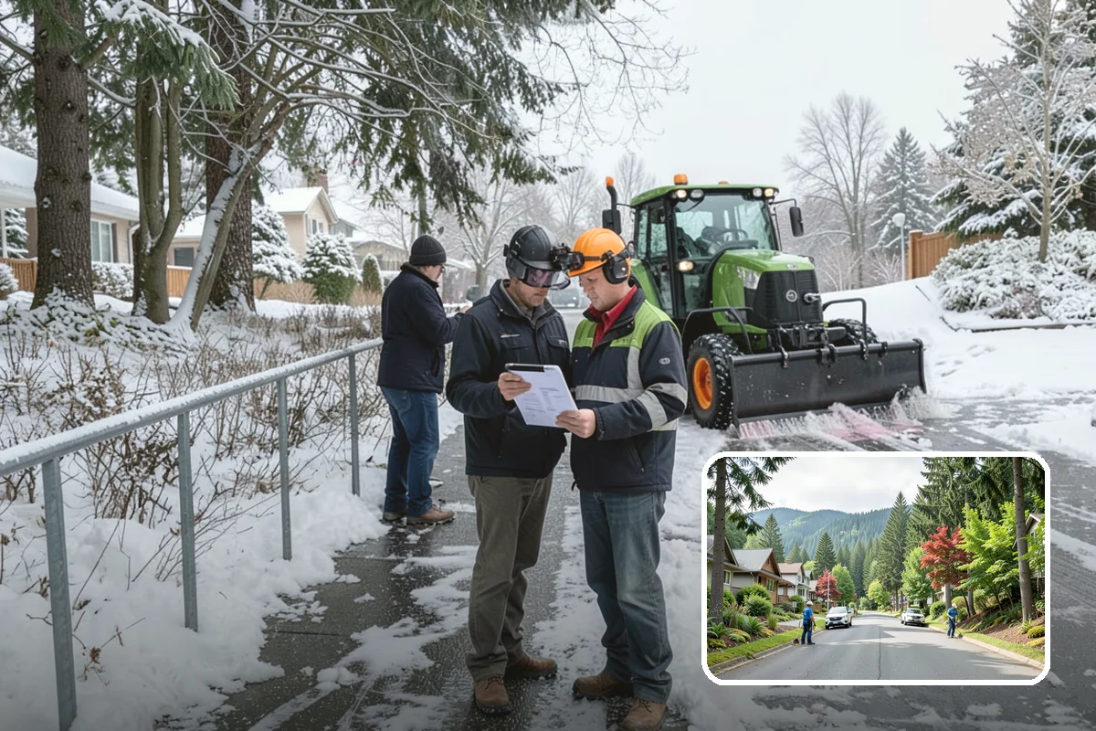 Skid Steer Snow Removal in Darrington, Snohomish County, WA - High-capacity clearing of commercial lots