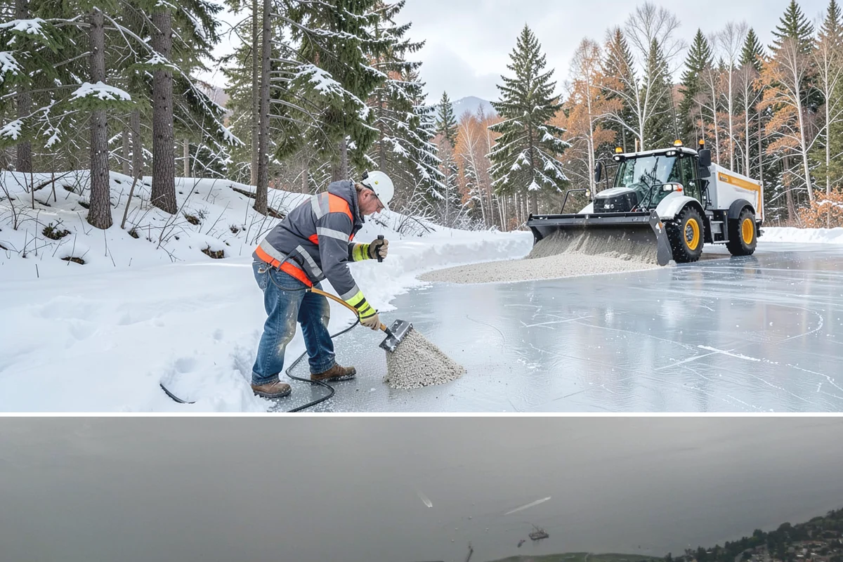 Skid Steer Snow Removal in Des Moines, King County, WA - Skid steer service is heaviest during commercial snow events from December to February.