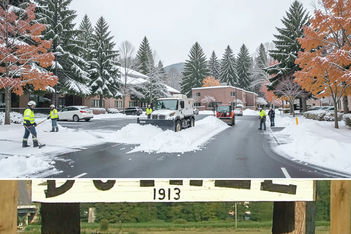 Skid Steer Snow Removal in Duvall, King County, WA - Skid steer service is heaviest during commercial snow events from December to February.