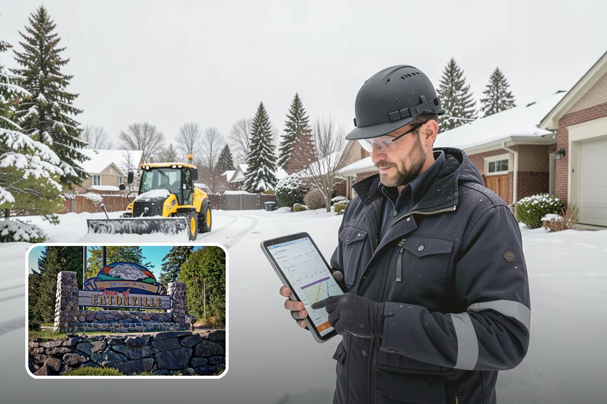 Skid Steer Snow Removal in Eatonville, Pierce County, WA - High-capacity clearing of commercial lots