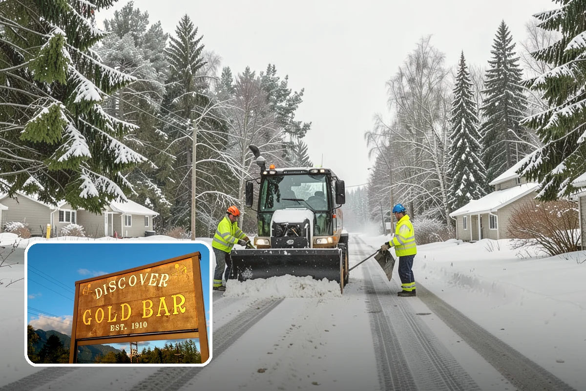 Skid Steer Snow Removal in Gold Bar, Snohomish County, WA - High-capacity clearing of commercial lots
