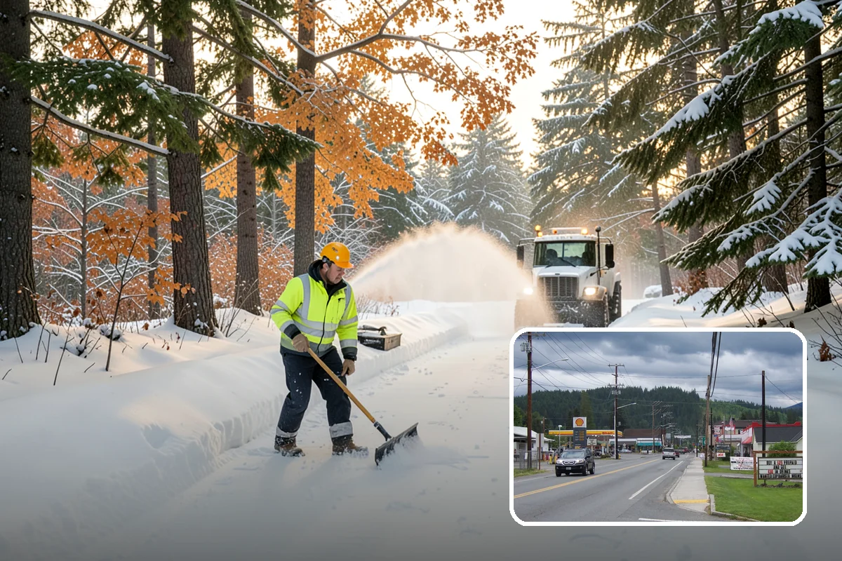 Skid Steer Snow Removal in Granite Falls, Snohomish County, WA - High-capacity clearing of commercial lots
