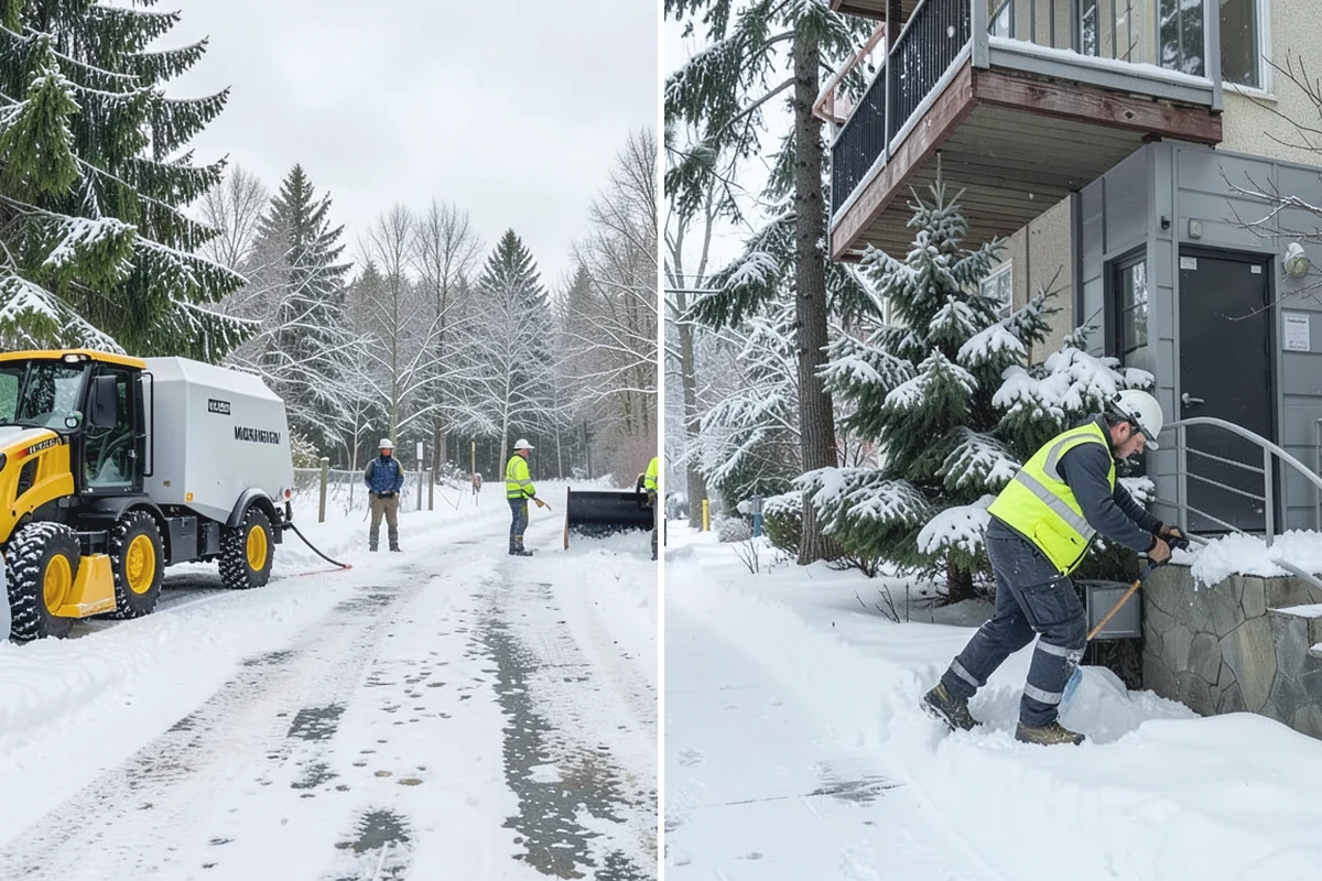 Skid Steer Snow Removal in Granite Falls, Snohomish County, WA - Plan clearing routes and pile locations