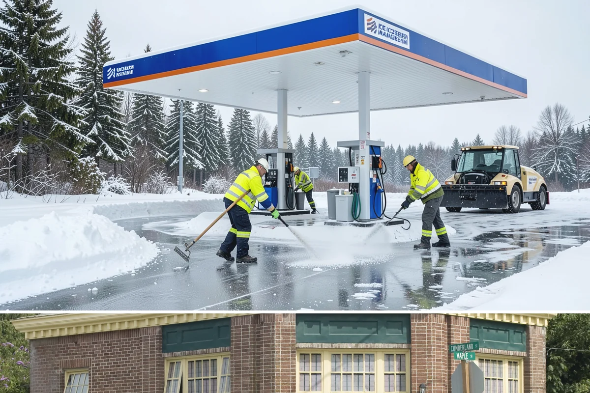 Skid Steer Snow Removal in Hamilton, Skagit County, WA - Skid steer service is heaviest during commercial snow events from December to February.