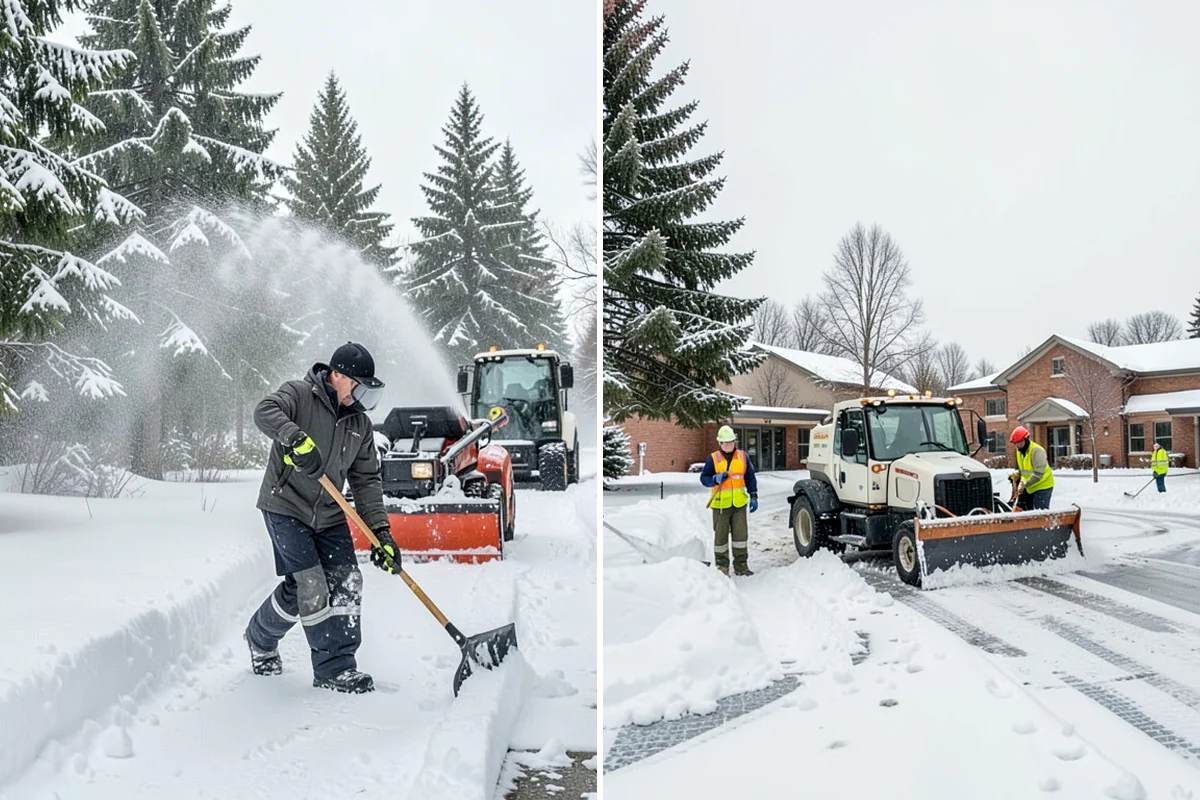 Skid Steer Snow Removal in Hunts Point, King County, WA - Plan clearing routes and pile locations