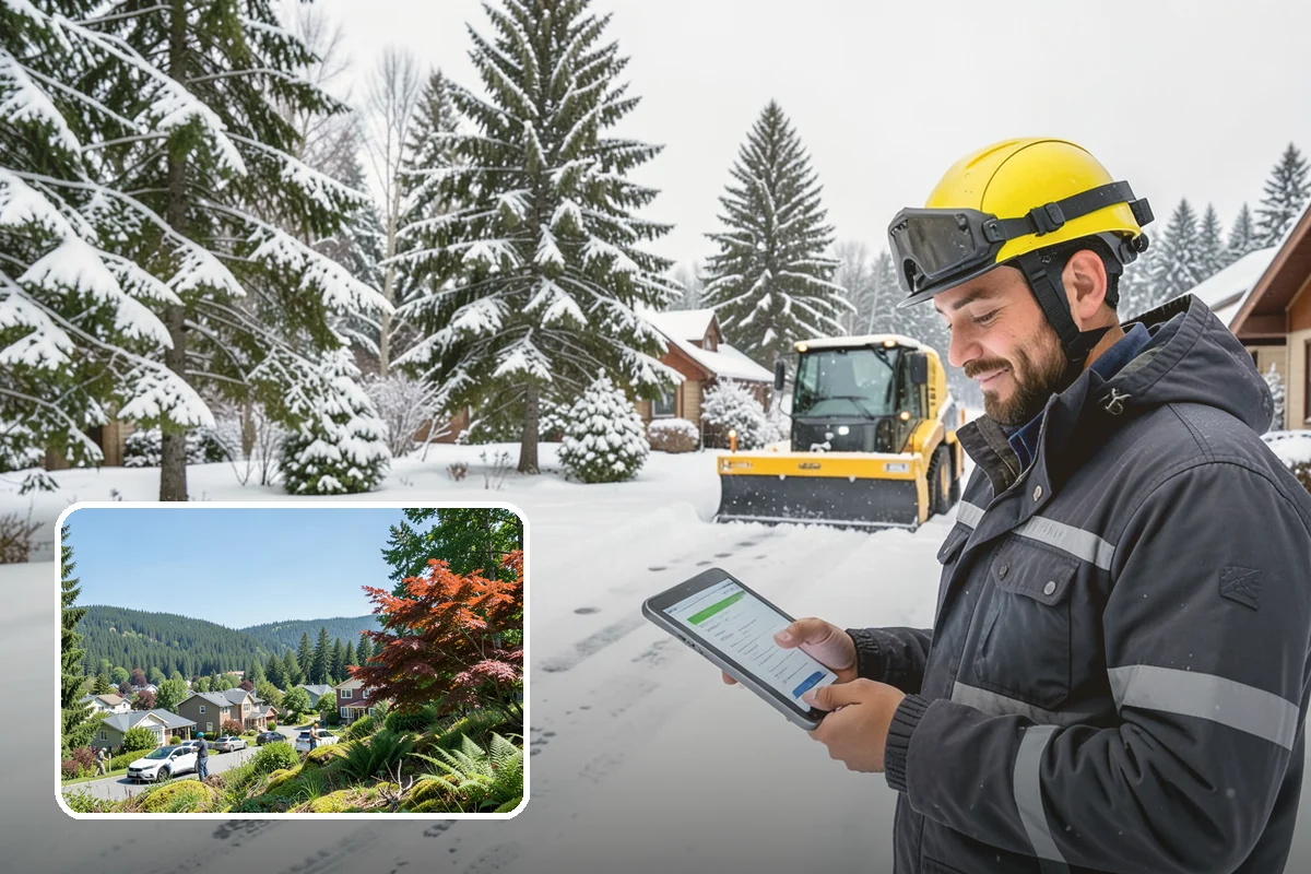 Skid Steer Snow Removal in Index, Snohomish County, WA - High-capacity clearing of commercial lots