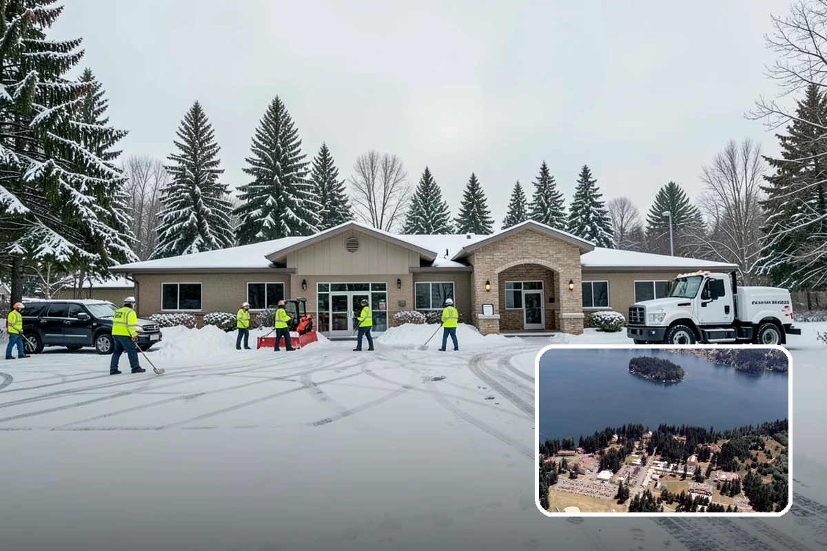 Skid Steer Snow Removal in Lakewood, Pierce County, WA - High-capacity clearing of commercial lots