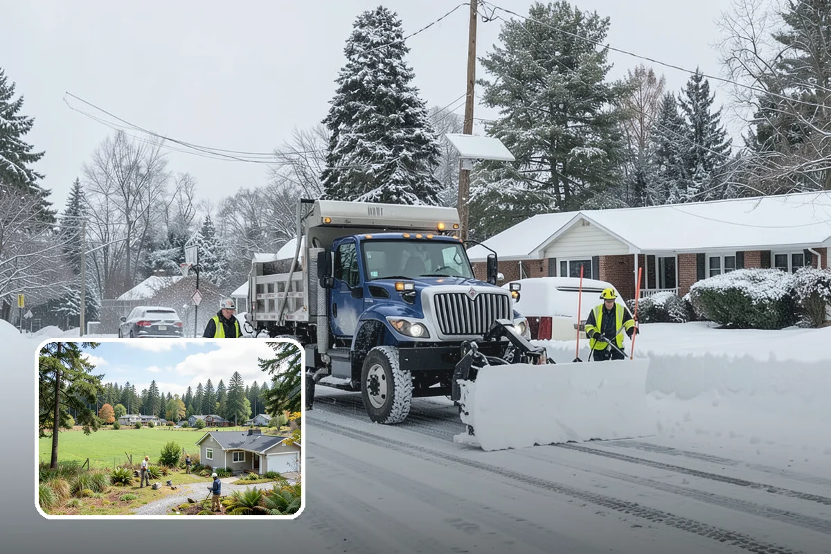 Skid Steer Snow Removal in Lyman, Skagit County, WA - High-capacity clearing of commercial lots
