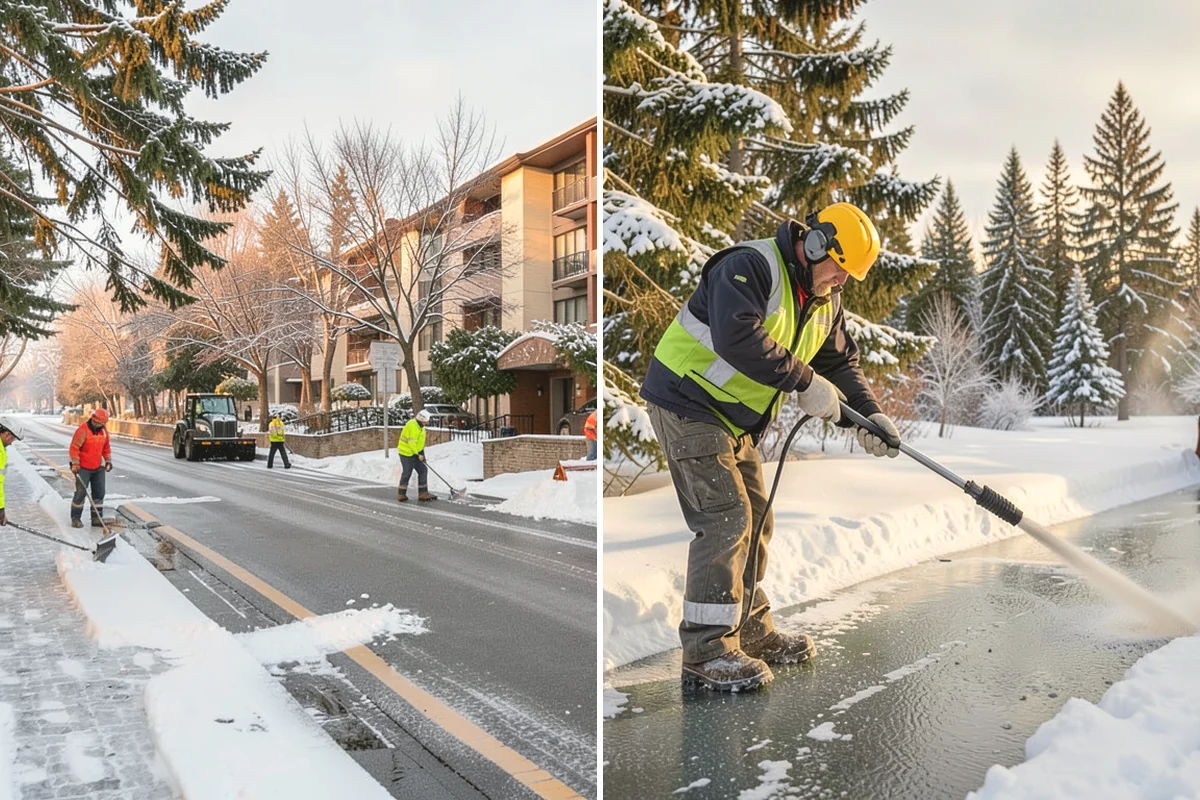 Skid Steer Snow Removal in Mountlake Terrace, Snohomish County, WA - Plan clearing routes and pile locations