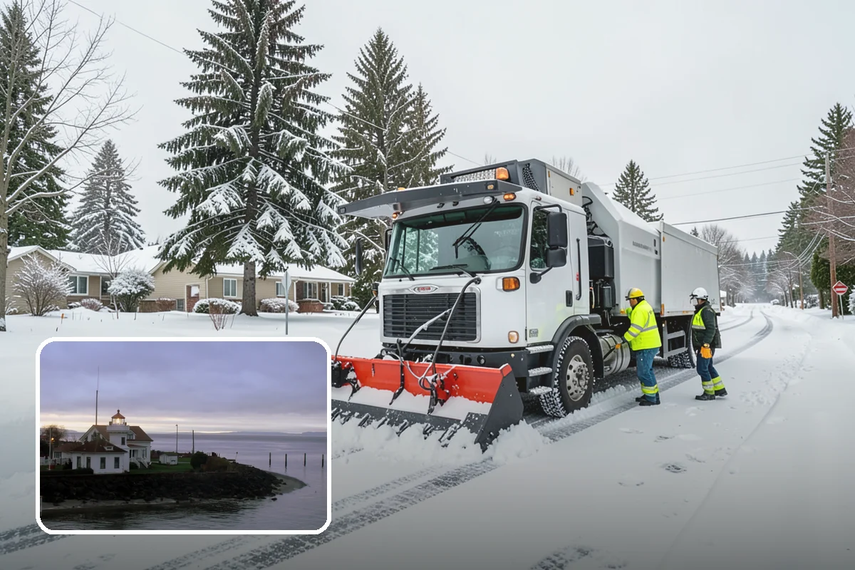 Skid Steer Snow Removal in Mukilteo, Snohomish County, WA - High-capacity clearing of commercial lots
