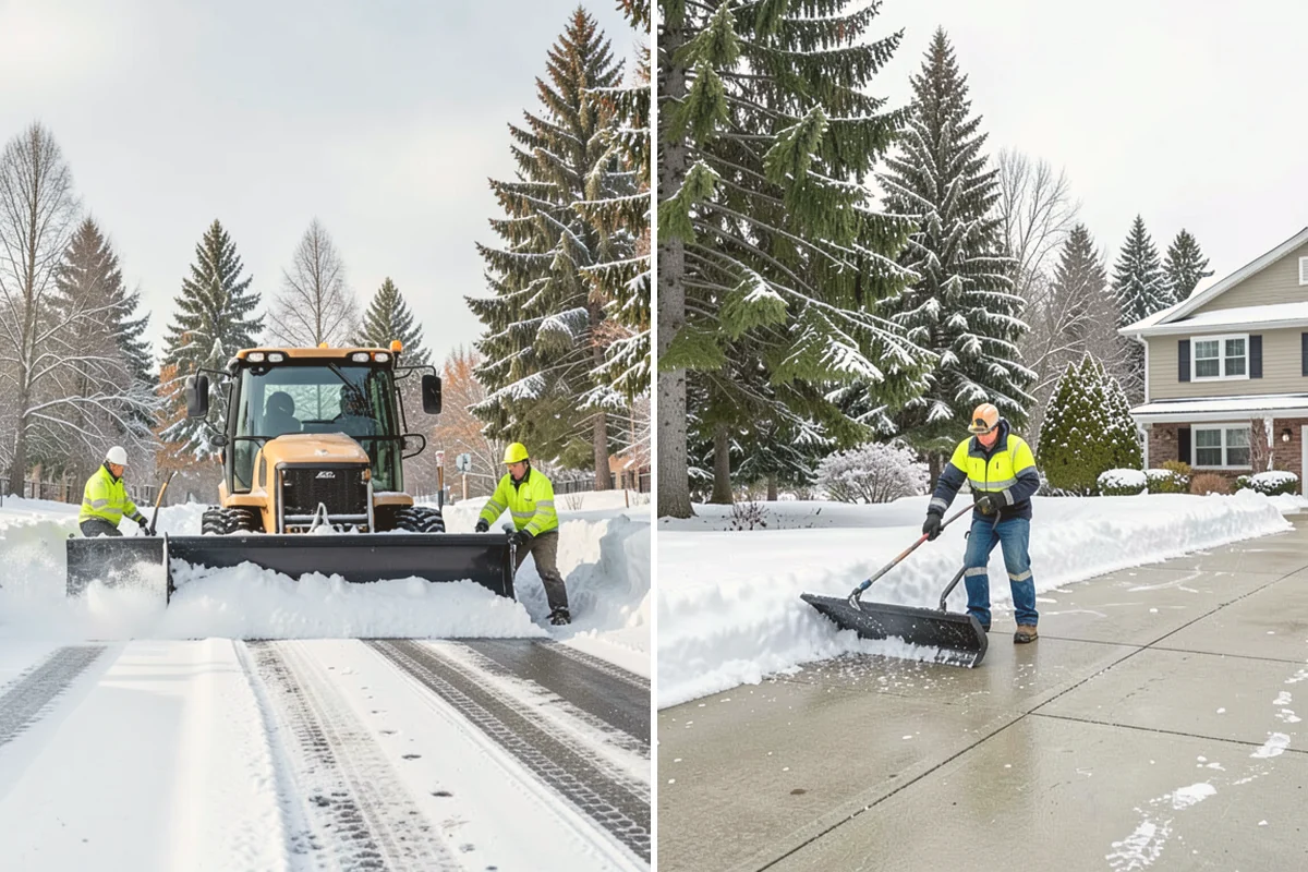 Skid Steer Snow Removal in Orting, Pierce County, WA - Plan clearing routes and pile locations