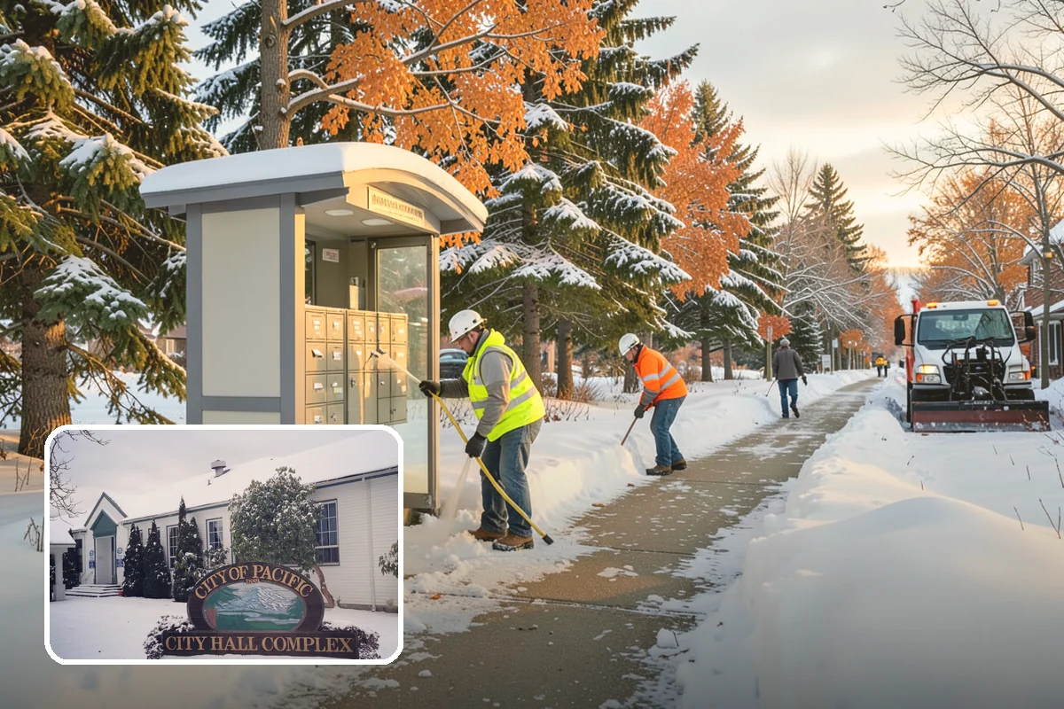 Skid Steer Snow Removal in Pacific, King County, WA - High-capacity clearing of commercial lots