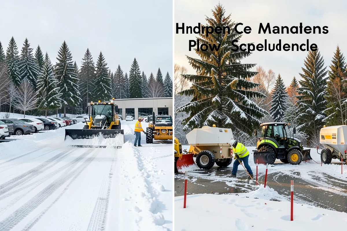Skid Steer Snow Removal in Shoreline, King County, WA - Plan clearing routes and pile locations