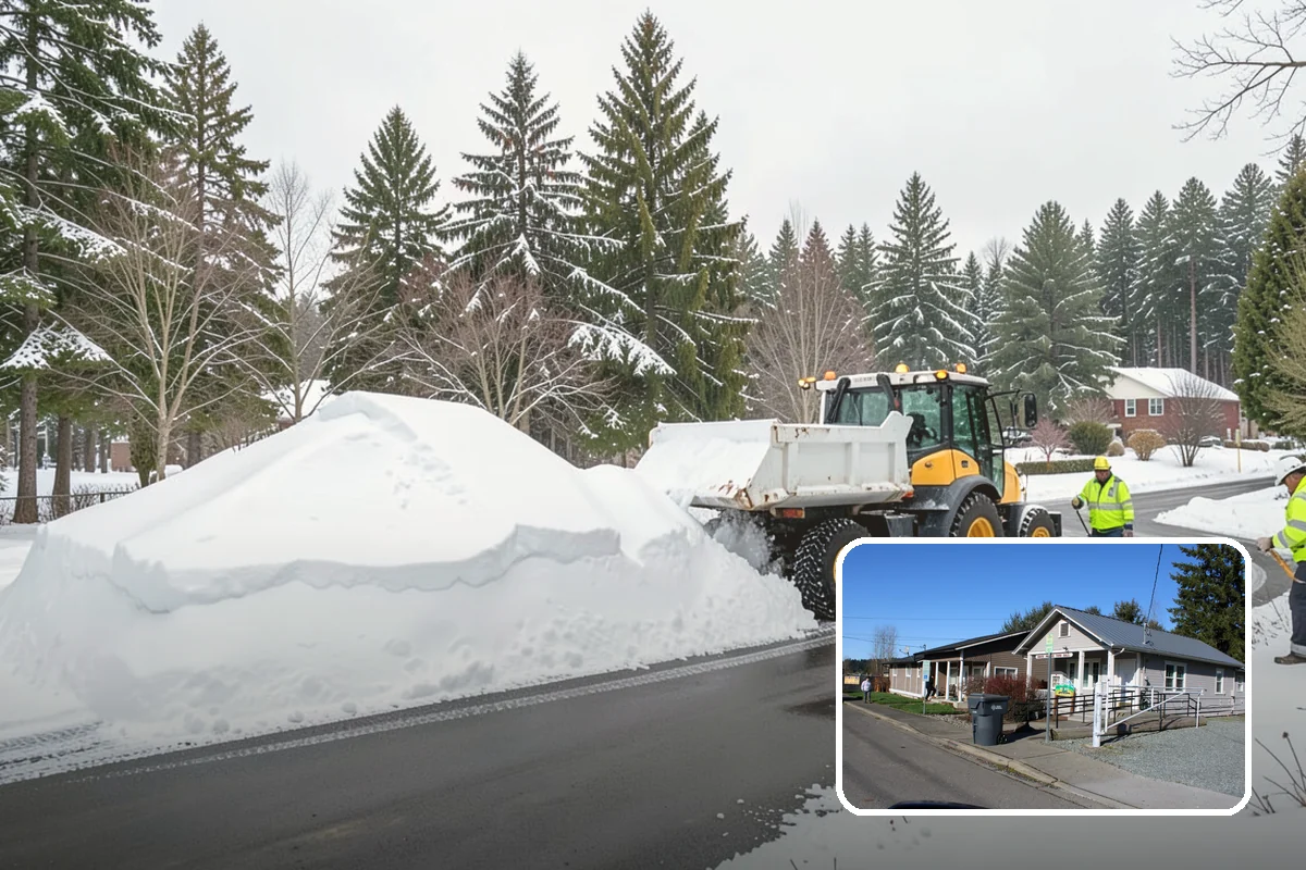 Skid Steer Snow Removal in South Prairie, Pierce County, WA - High-capacity clearing of commercial lots