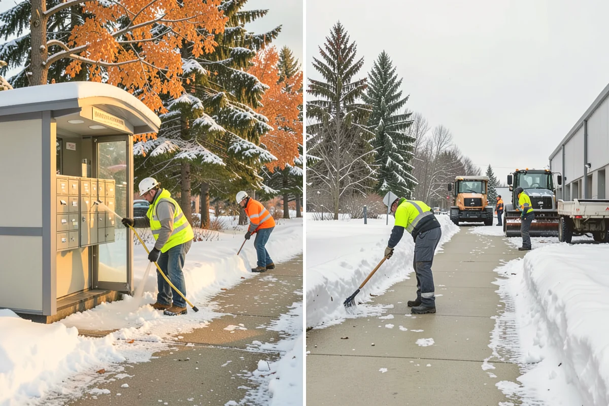 Skid Steer Snow Removal in Stanwood, Snohomish County, WA - Plan clearing routes and pile locations
