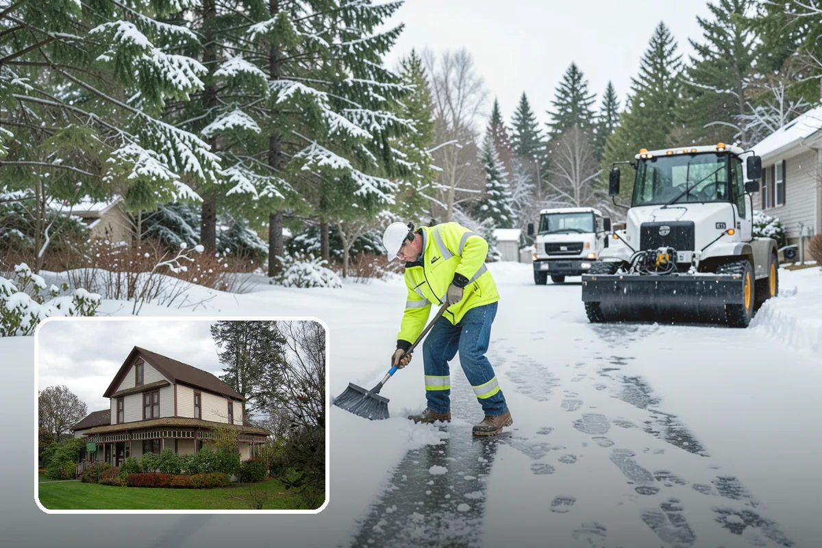 Skid Steer Snow Removal in Sumner, Pierce County, WA - High-capacity clearing of commercial lots