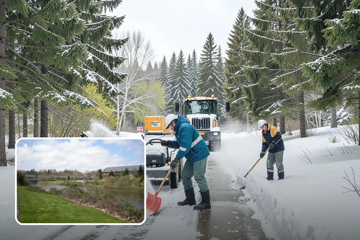 Skid Steer Snow Removal in Tukwila, King County, WA - High-capacity clearing of commercial lots
