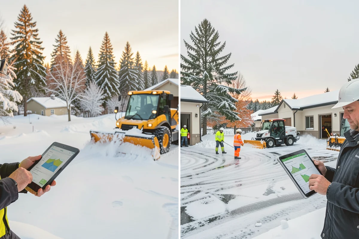 Skylight Snow Removal in Algona, King County, WA - Locate each skylight under the snow