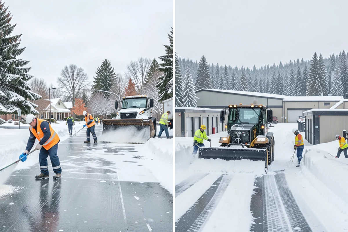 Skylight Snow Removal in Auburn, King County, WA - Locate each skylight under the snow