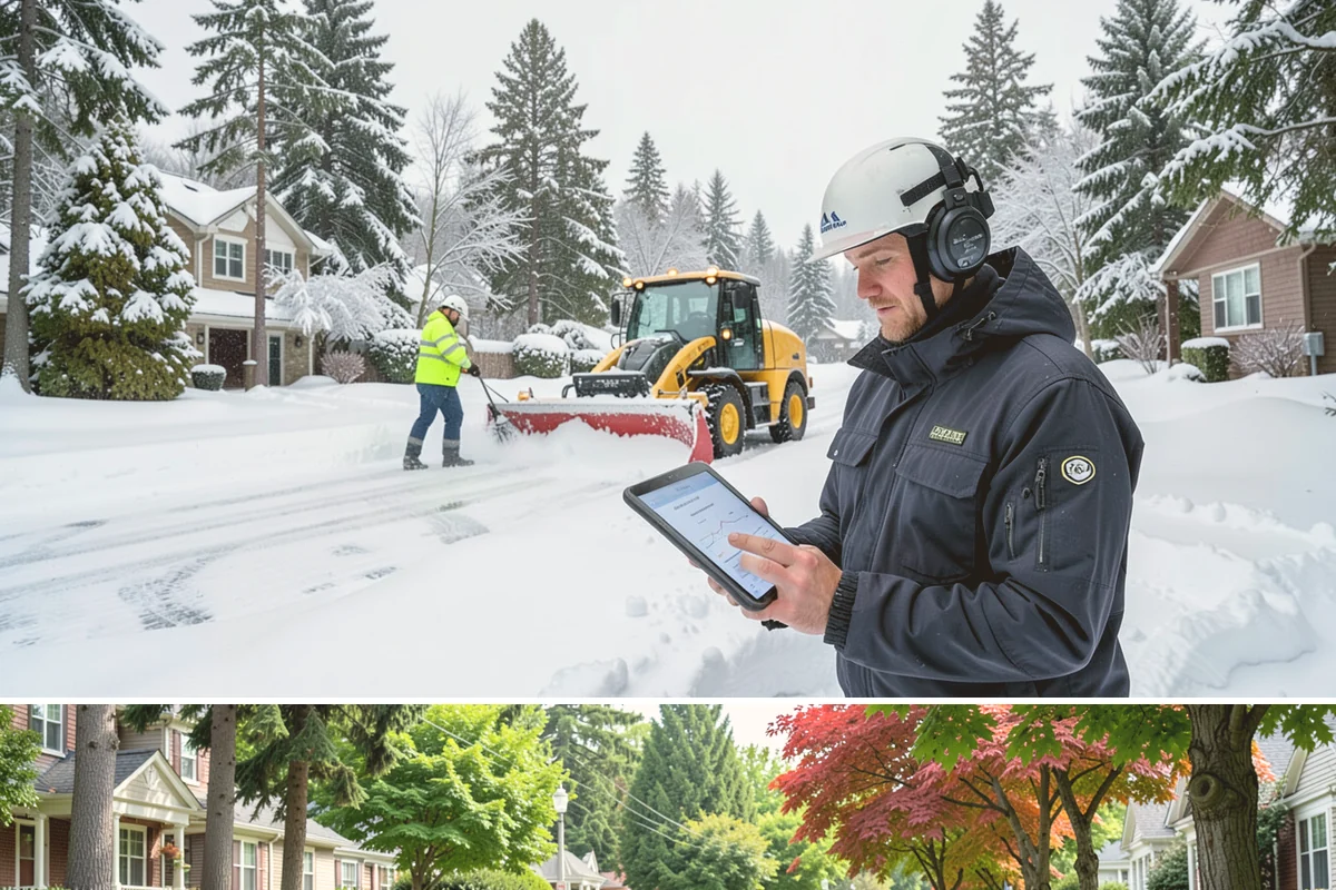 Skylight Snow Removal in Beaux Arts Village, King County, WA - Skylight snow removal is important during heavy accumulations and rain-on-snow events that pile saturated weight over the glazing.