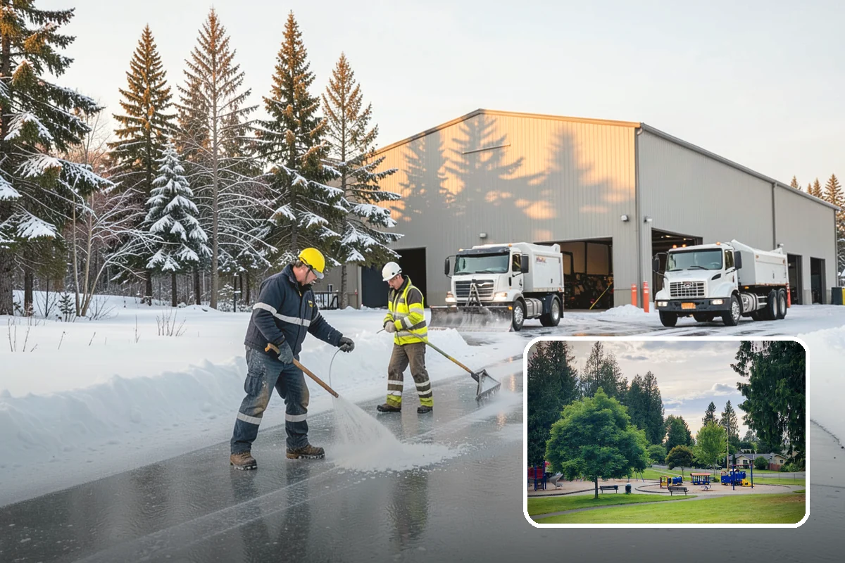 Skylight Snow Removal in Bonney Lake, Pierce County, WA - Protects fragile skylight glazing from cracking
