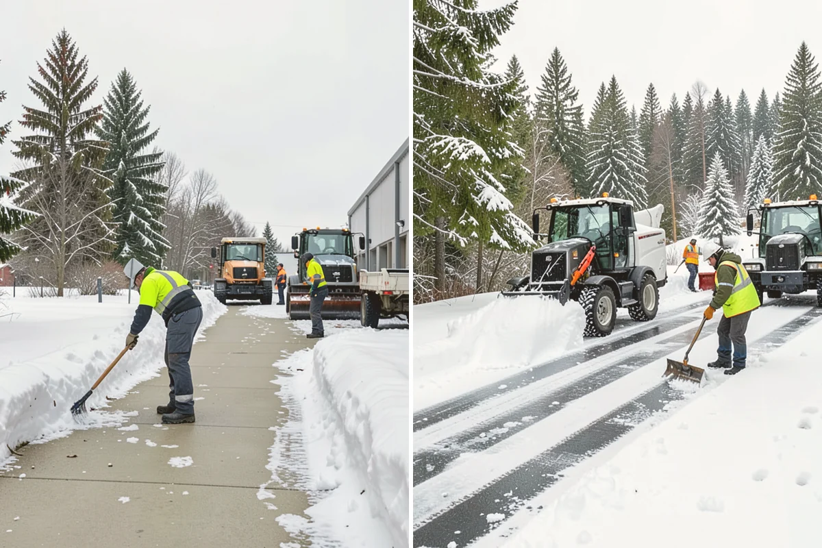 Skylight Snow Removal in Bothell, King County, WA - Locate each skylight under the snow