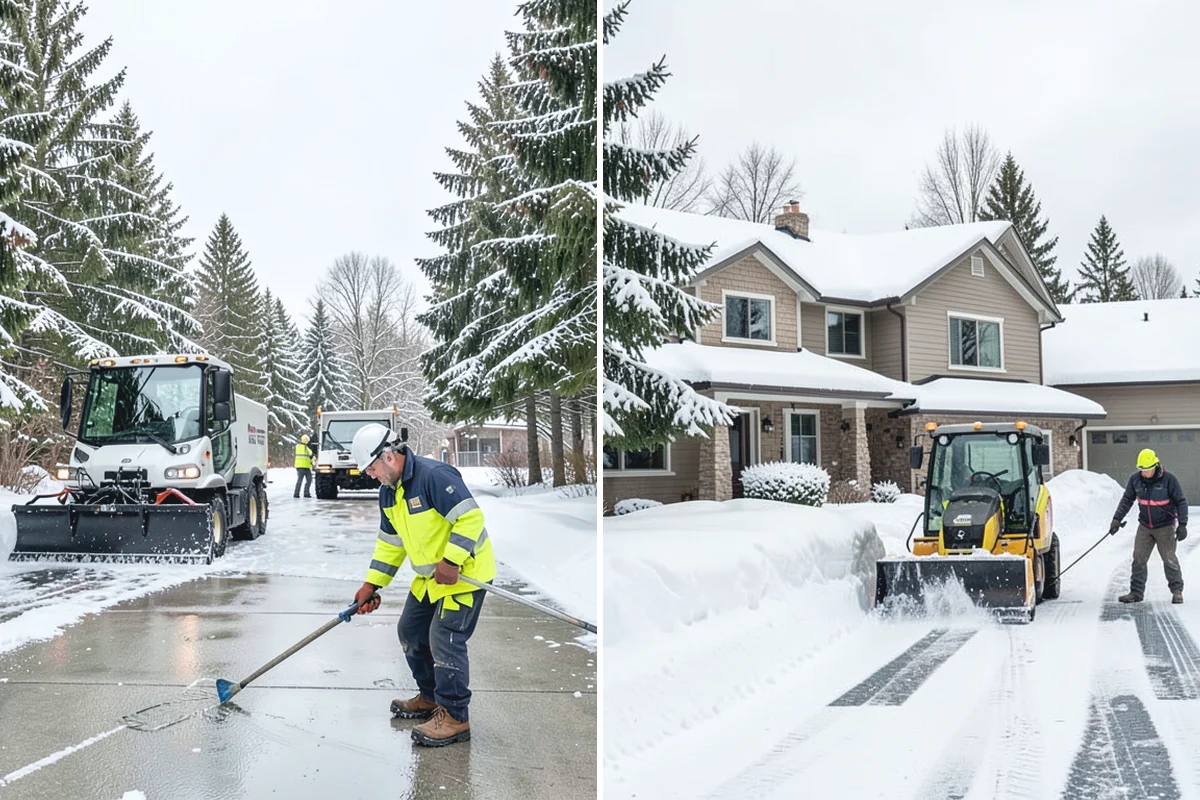 Skylight Snow Removal in Buckley, Pierce County, WA - Locate each skylight under the snow