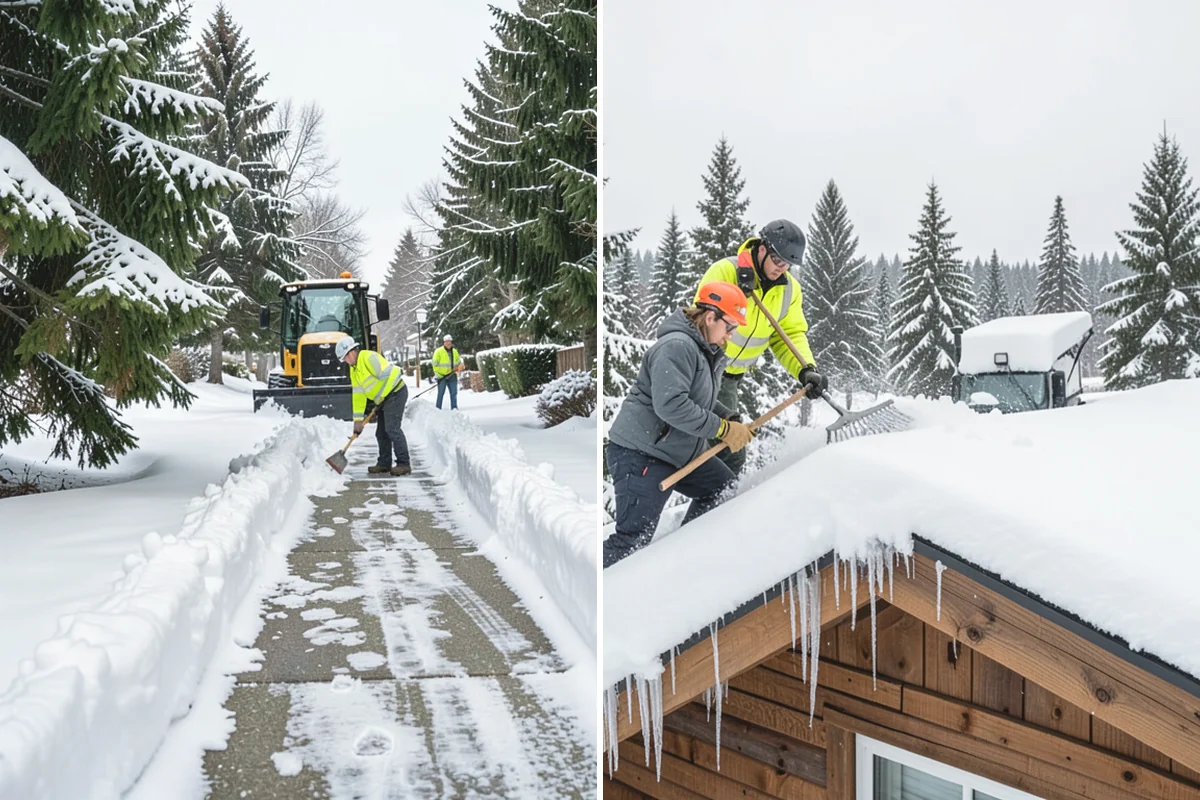 Skylight Snow Removal in Burien, King County, WA - Locate each skylight under the snow