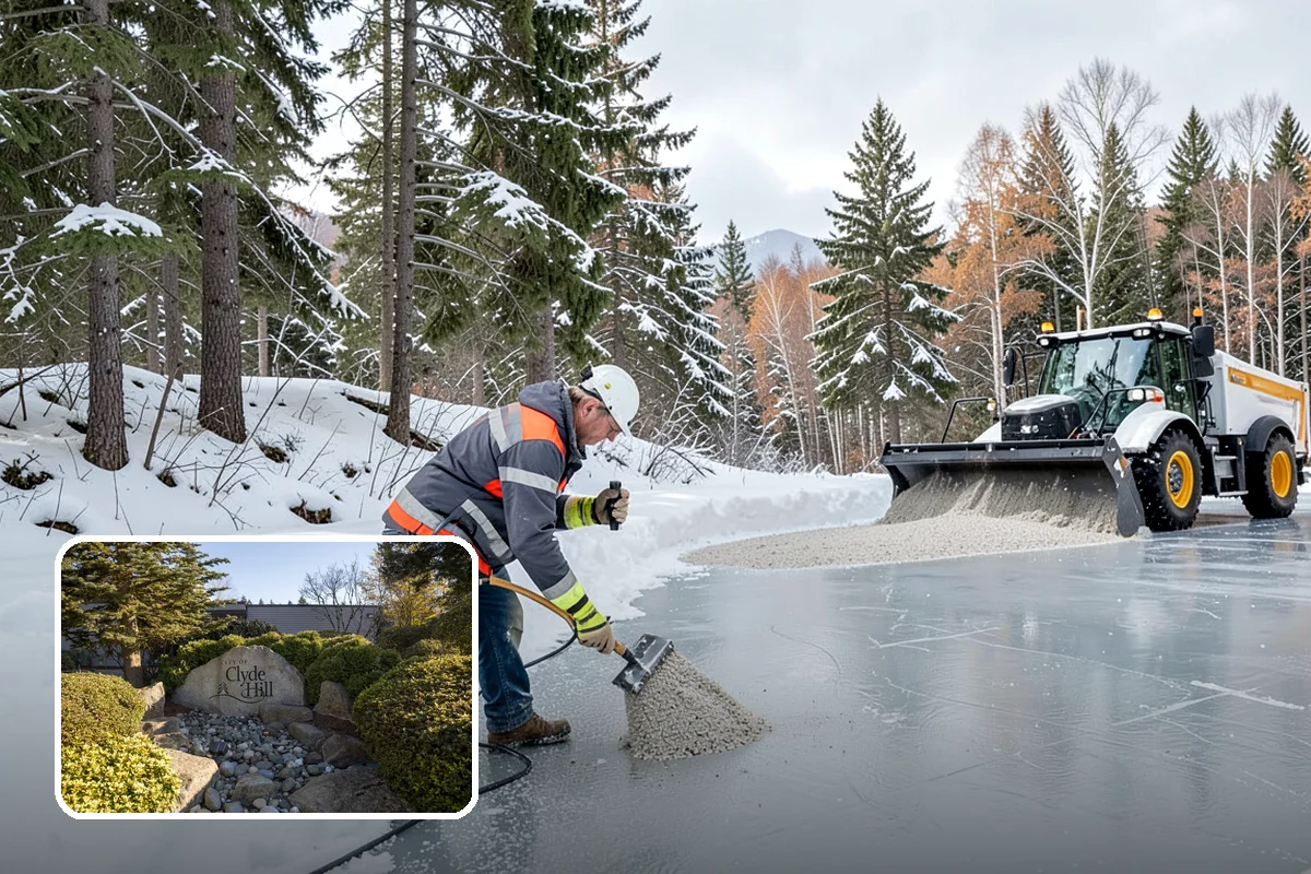 Skylight Snow Removal in Clyde Hill, King County, WA - Protects fragile skylight glazing from cracking