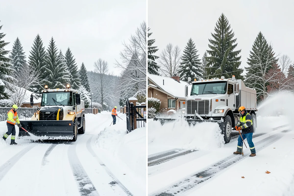 Skylight Snow Removal in Clyde Hill, King County, WA - Locate each skylight under the snow