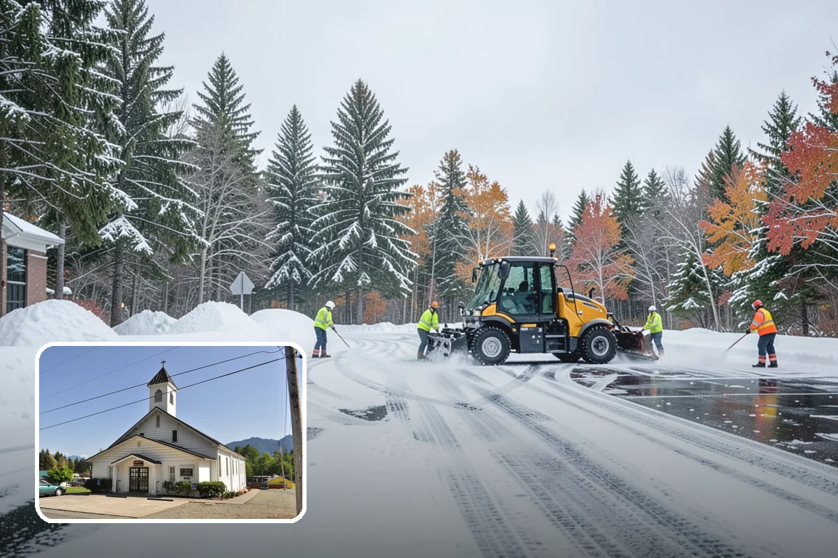 Skylight Snow Removal in Concrete, Skagit County, WA - Protects fragile skylight glazing from cracking