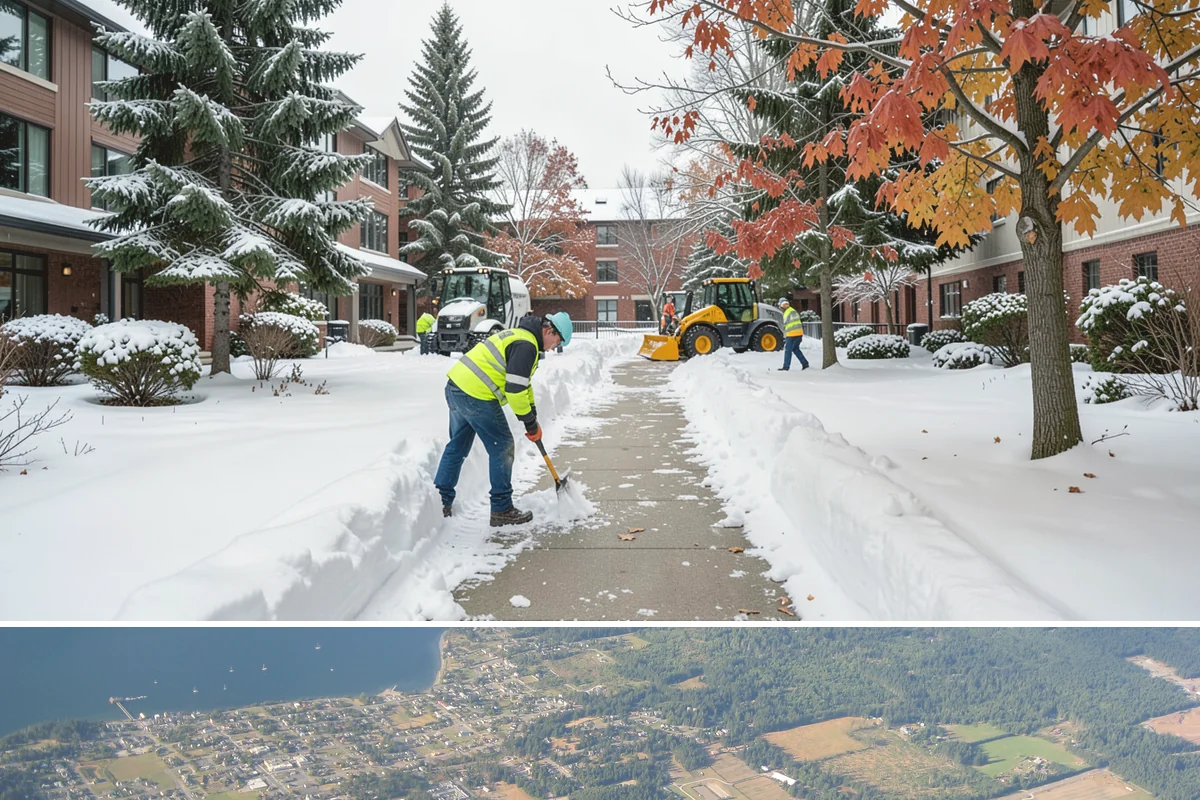 Skylight Snow Removal in Coupeville, Island County, WA - Skylight snow removal is important during heavy accumulations and rain-on-snow events that pile saturated weight over the glazing.