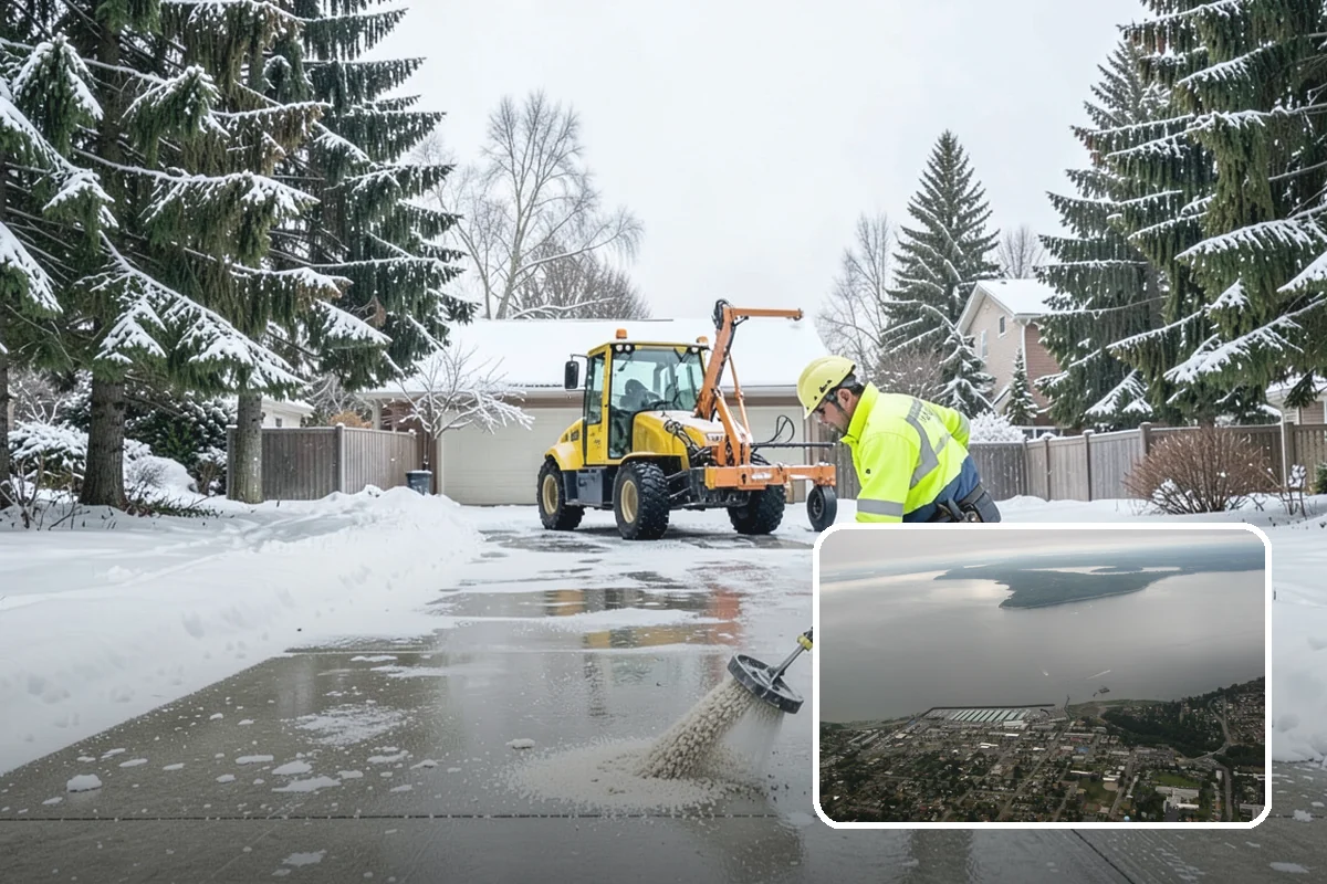 Skylight Snow Removal in Des Moines, King County, WA - Protects fragile skylight glazing from cracking
