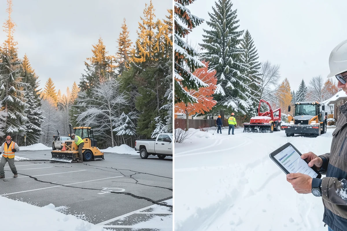 Skylight Snow Removal in Des Moines, King County, WA - Locate each skylight under the snow