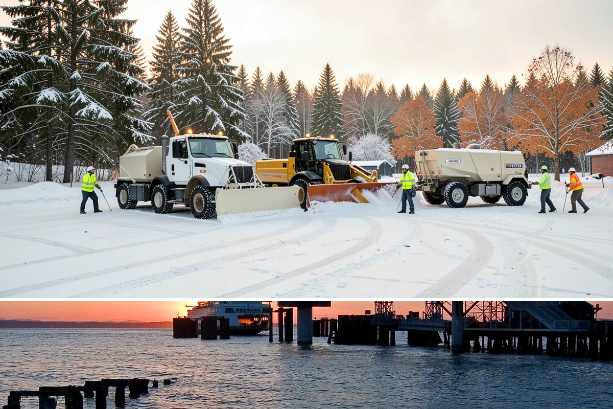 Skylight Snow Removal in Edmonds, Snohomish County, WA - Skylight snow removal is important during heavy accumulations and rain-on-snow events that pile saturated weight over the glazing.