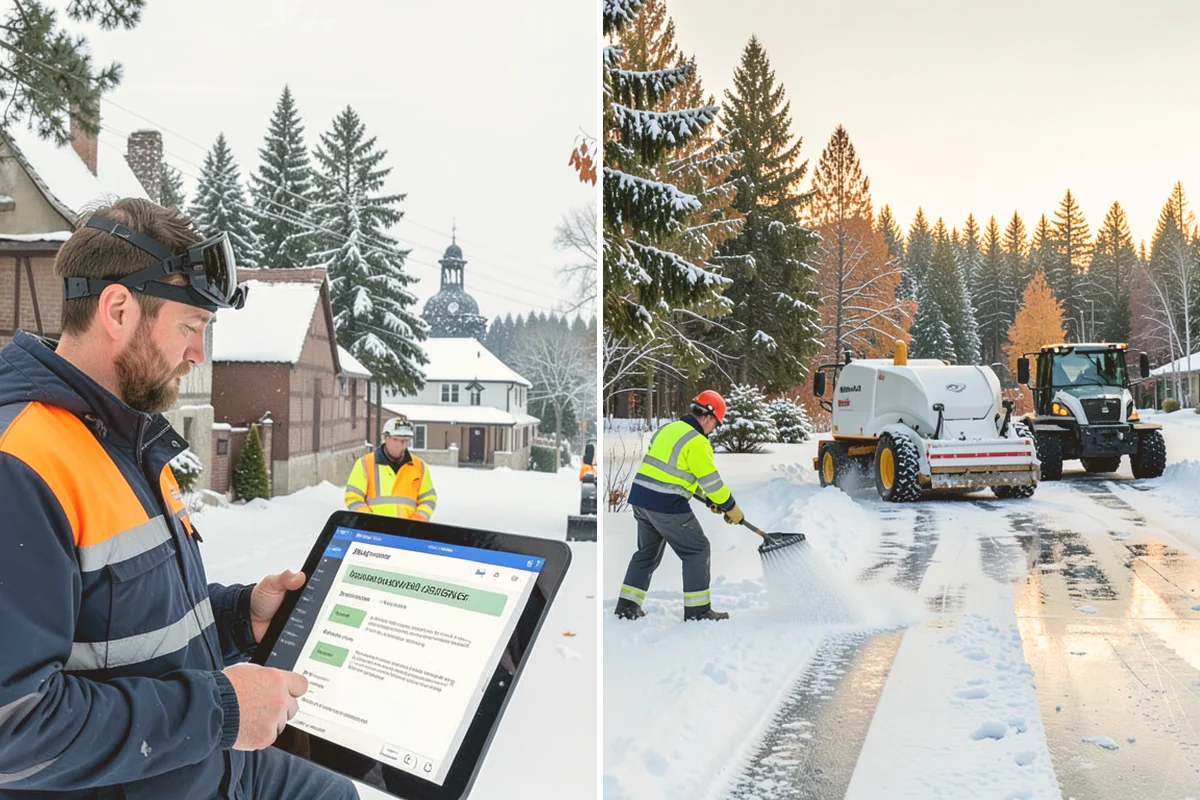 Skylight Snow Removal in Fife, Pierce County, WA - Locate each skylight under the snow
