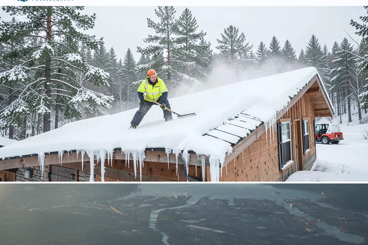Skylight Snow Removal in Fife, Pierce County, WA - Skylight snow removal is important during heavy accumulations and rain-on-snow events that pile saturated weight over the glazing.