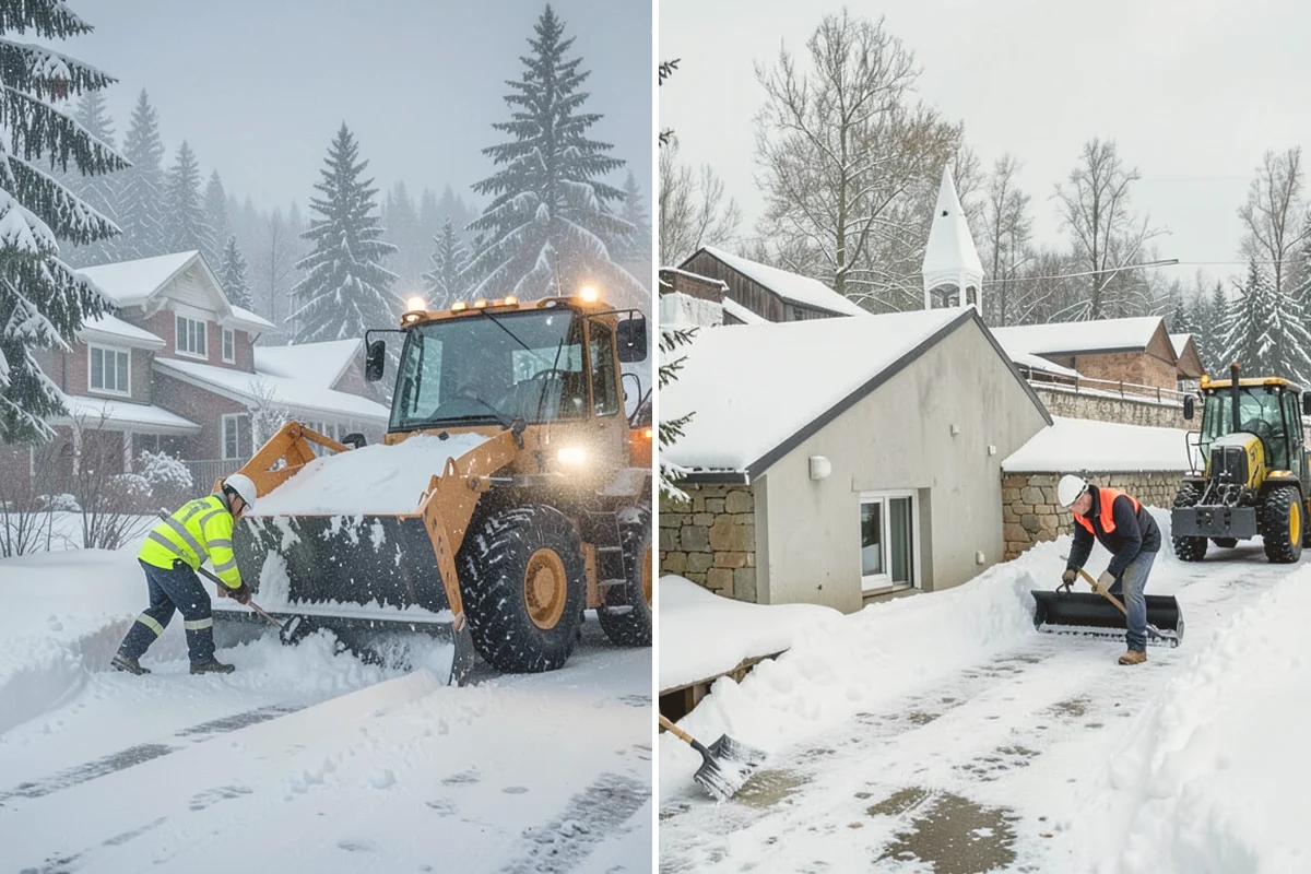 Skylight Snow Removal in Index, Snohomish County, WA - Locate each skylight under the snow