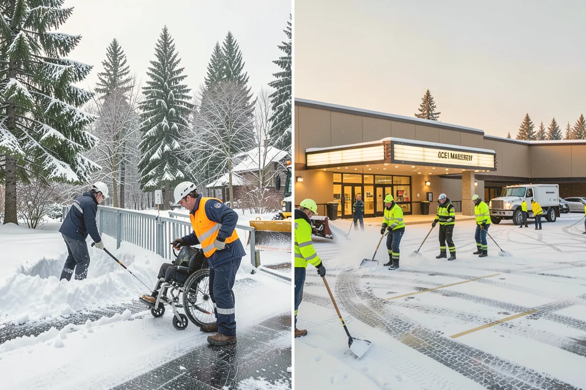 Skylight Snow Removal in Kent, King County, WA - Locate each skylight under the snow
